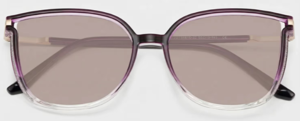 Rodz Tr90 Square Violet Foncé Lunettes de soleil à Monture | ZEELOOL FR1