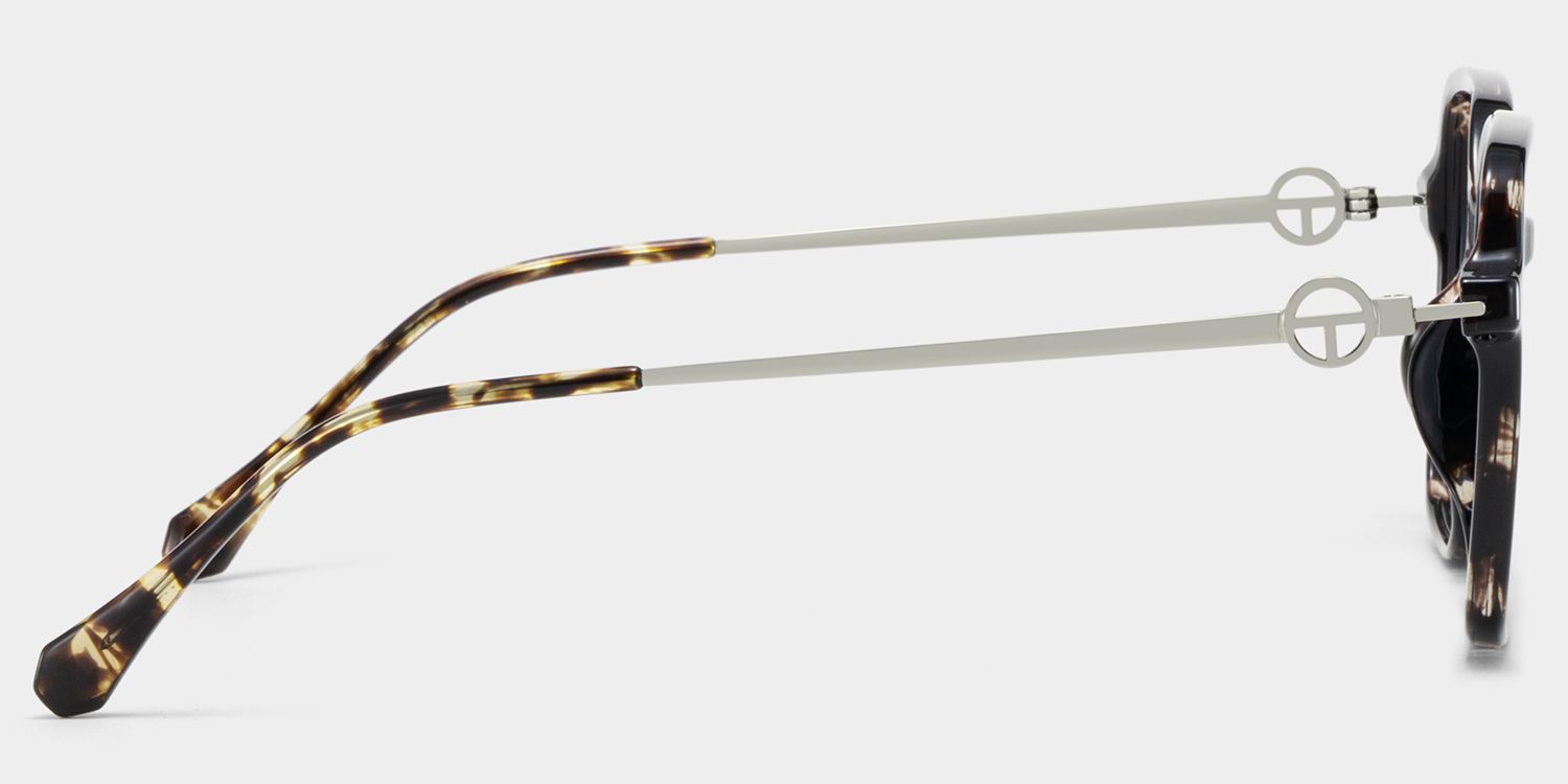 Lunettes carrées tortue Ann3