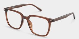 Eliza Marron Foncé Carré lunettes2