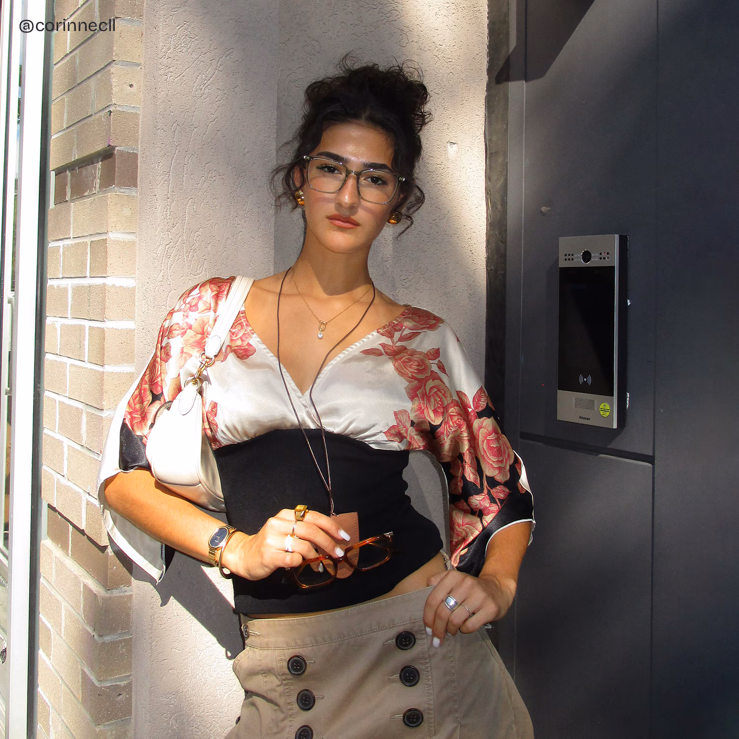 Zoe Carré Vert Lunettes8