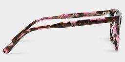 Papillon Acétate Tortue Rose Lunettes3