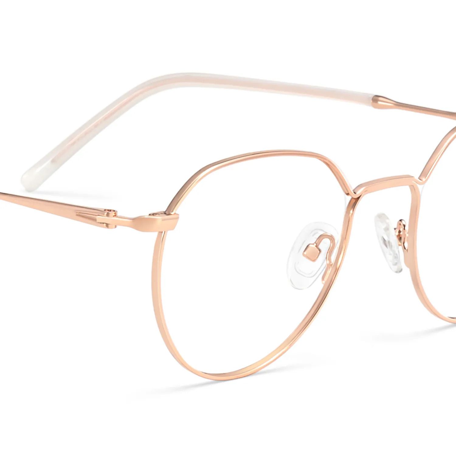 Lunettes géométriques dorées Thea6
