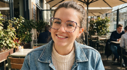 Cordaro Violet-Floral Carré lunettes10