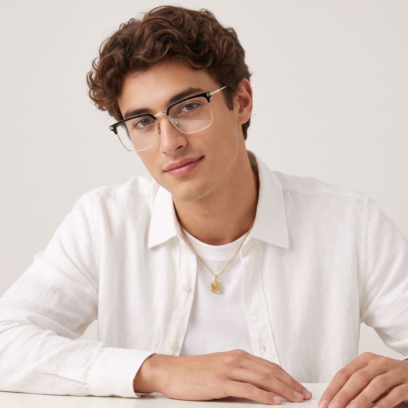 Addison Noir Browline lunettes