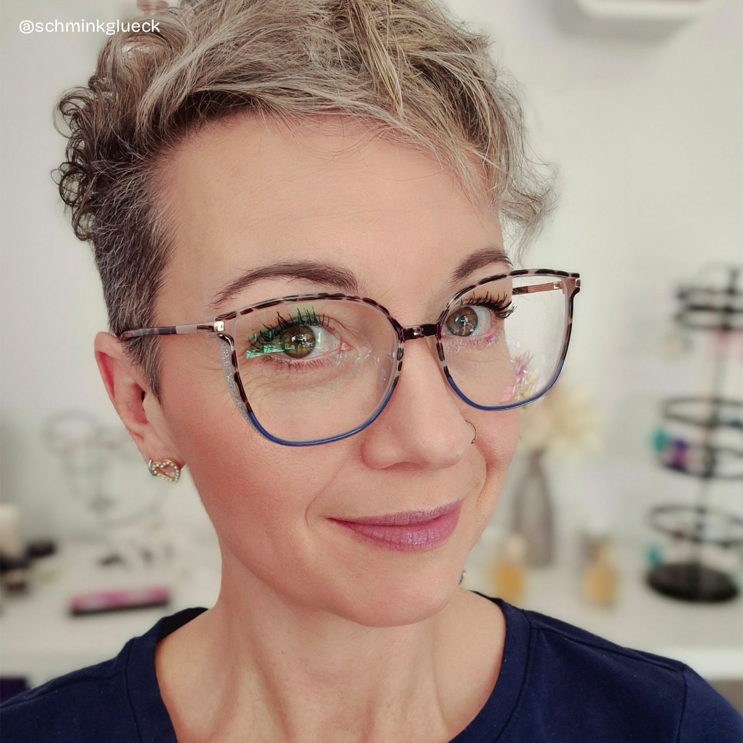 Rodz Tortue Bleu Carré Lunettes4