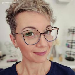 Rodz Tortue Bleu Carré lunettes4