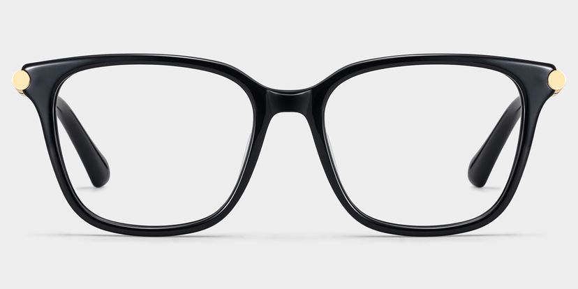 Delilah Carré Noir Lunettes
