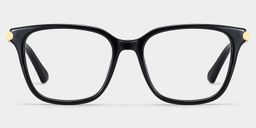 Delilah Carré Noir Lunettes0