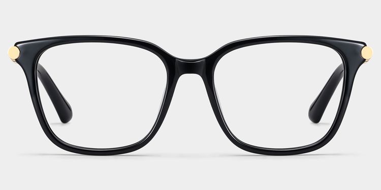 Delilah Carré Noir Lunettes