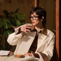 Lunettes rectangulaires en acétate tortue6