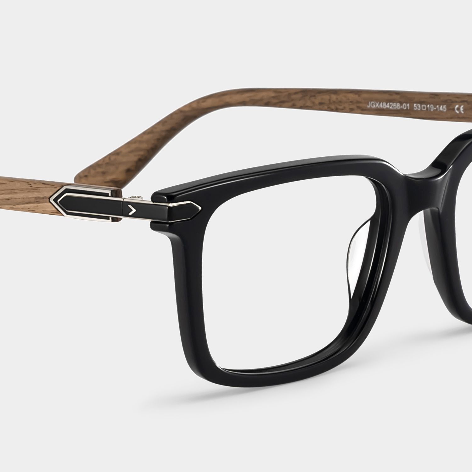 Noah Rectangulaire Noir Lunettes4