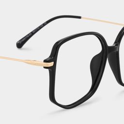 Lunettes géométriques noires en TR905