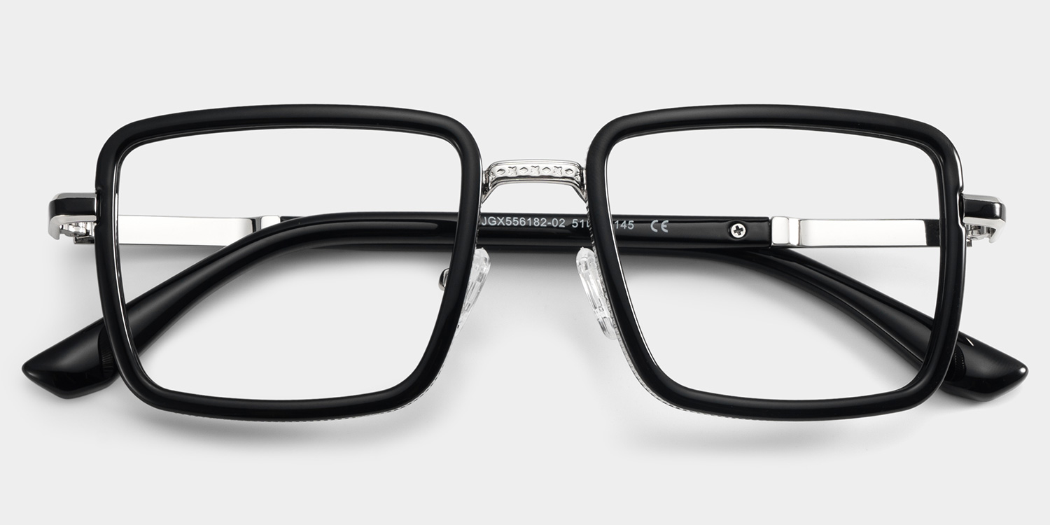 Hunter Carré Noir Lunettes1