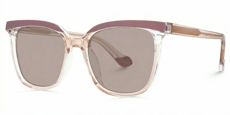 Carrées Violettes TR90 Lunettes