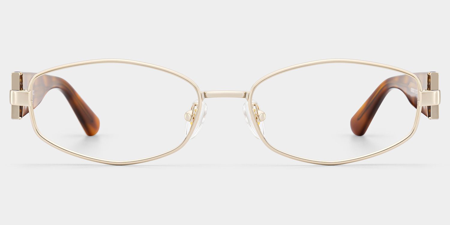 Dakota Lunettes en métal à motif tortue géométrique0