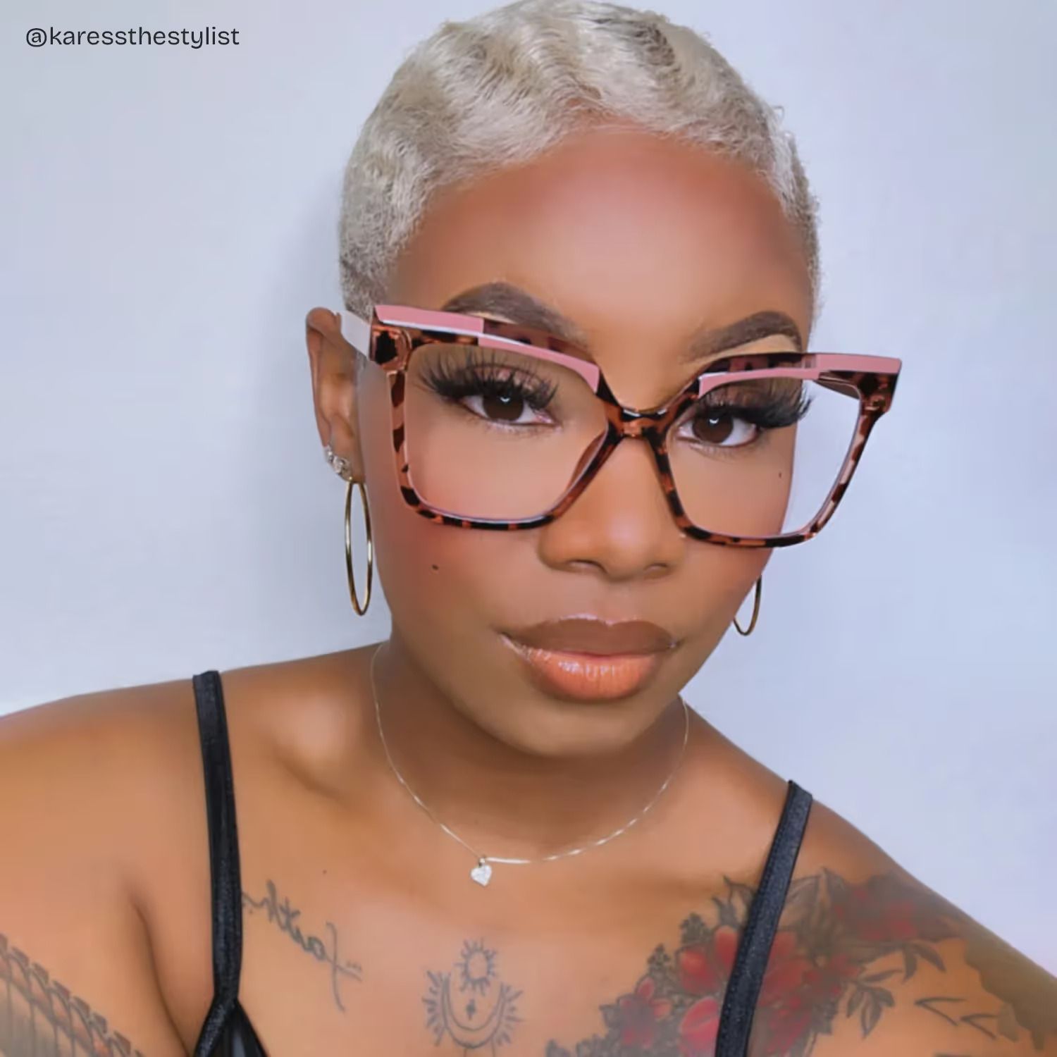 Eboney Carrées  Écaille TR90 Lunettes8