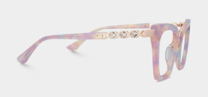Darlyn Lunettes œil de chat roses mélangées3