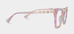 Lunettes œil de chat roses mélangées3