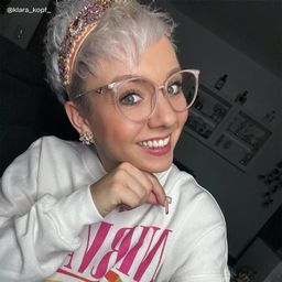 Lunettes rondes roses Chanty8