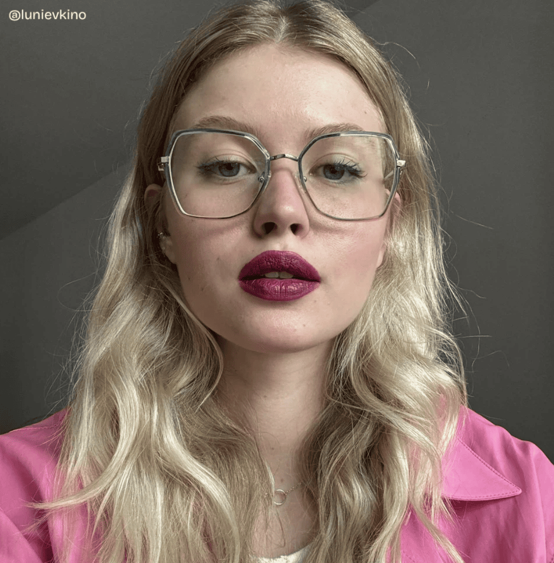 Burt Bleue Géométrique Lunettes6