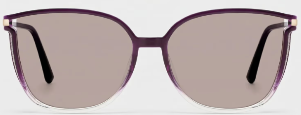 Carré Violet Foncé TR90 Solaire
