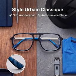 Lunettes aviateur bleues Ryder0