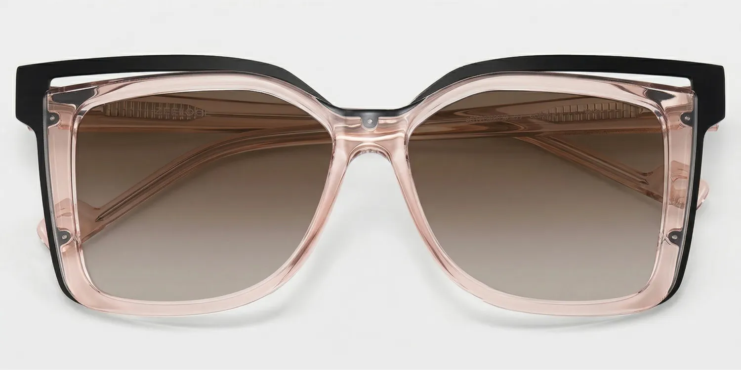 Twolla Carrées Beige Lunettes1