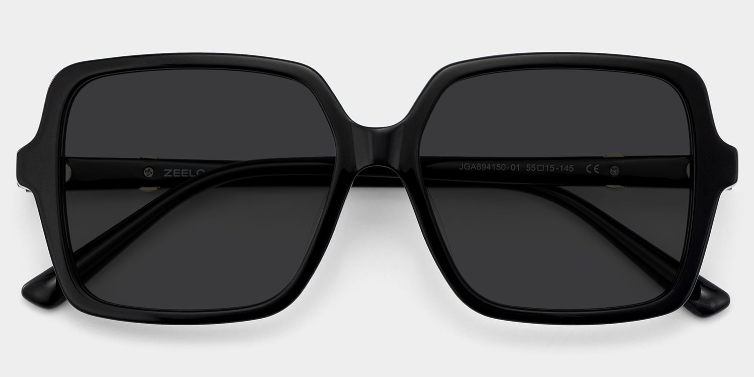 Commander des lunettes à monture carrée noires Elena en ligne | ZEELOOL1
