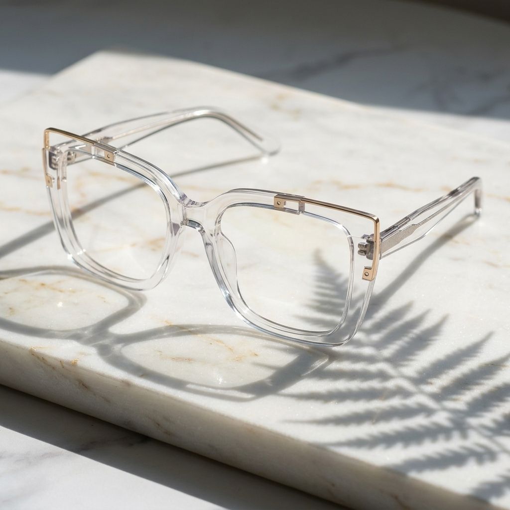 Dortch Cristal Carré Lunettes0
