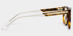 Lunettes rectangulaires écaille de tortue3