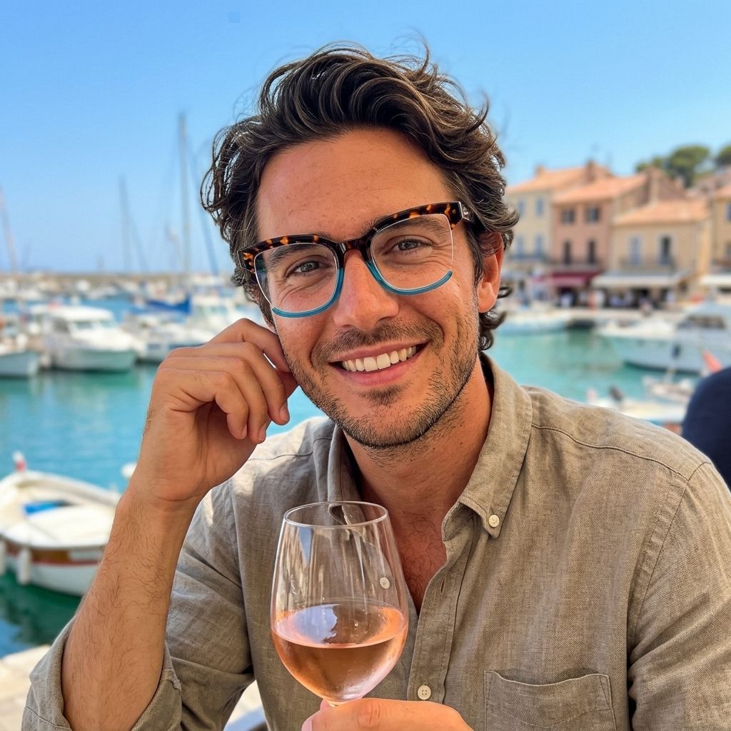 Cadogan Carrées Bleues Écaille TR90 Lunettes5