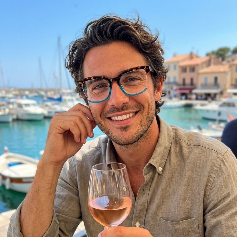 Carrées Bleues Écaille TR90 Lunettes