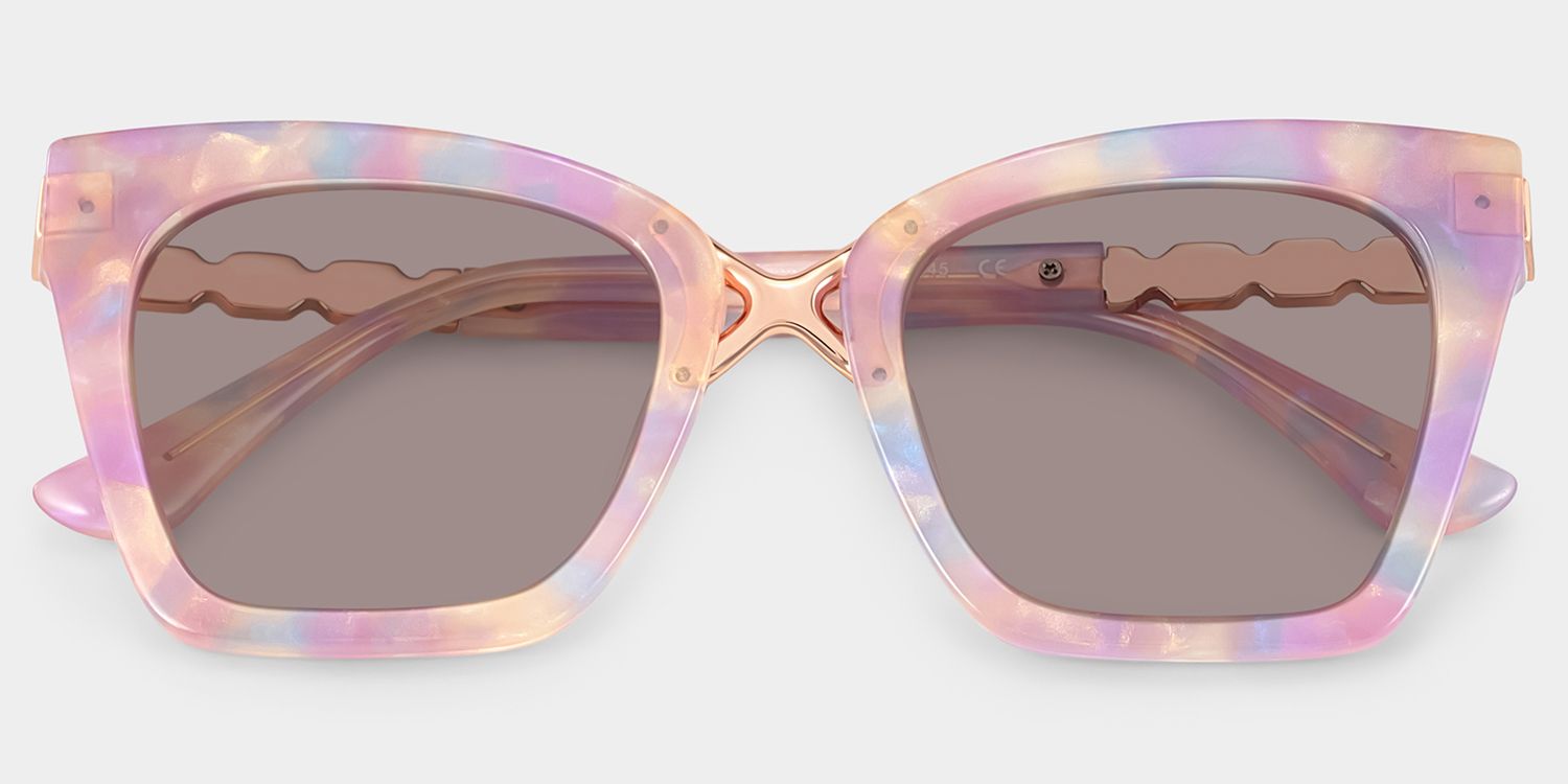 Lunettes de soleil polarisées de conduite Cat Eye Rose Darlyn | ZEELOOL1