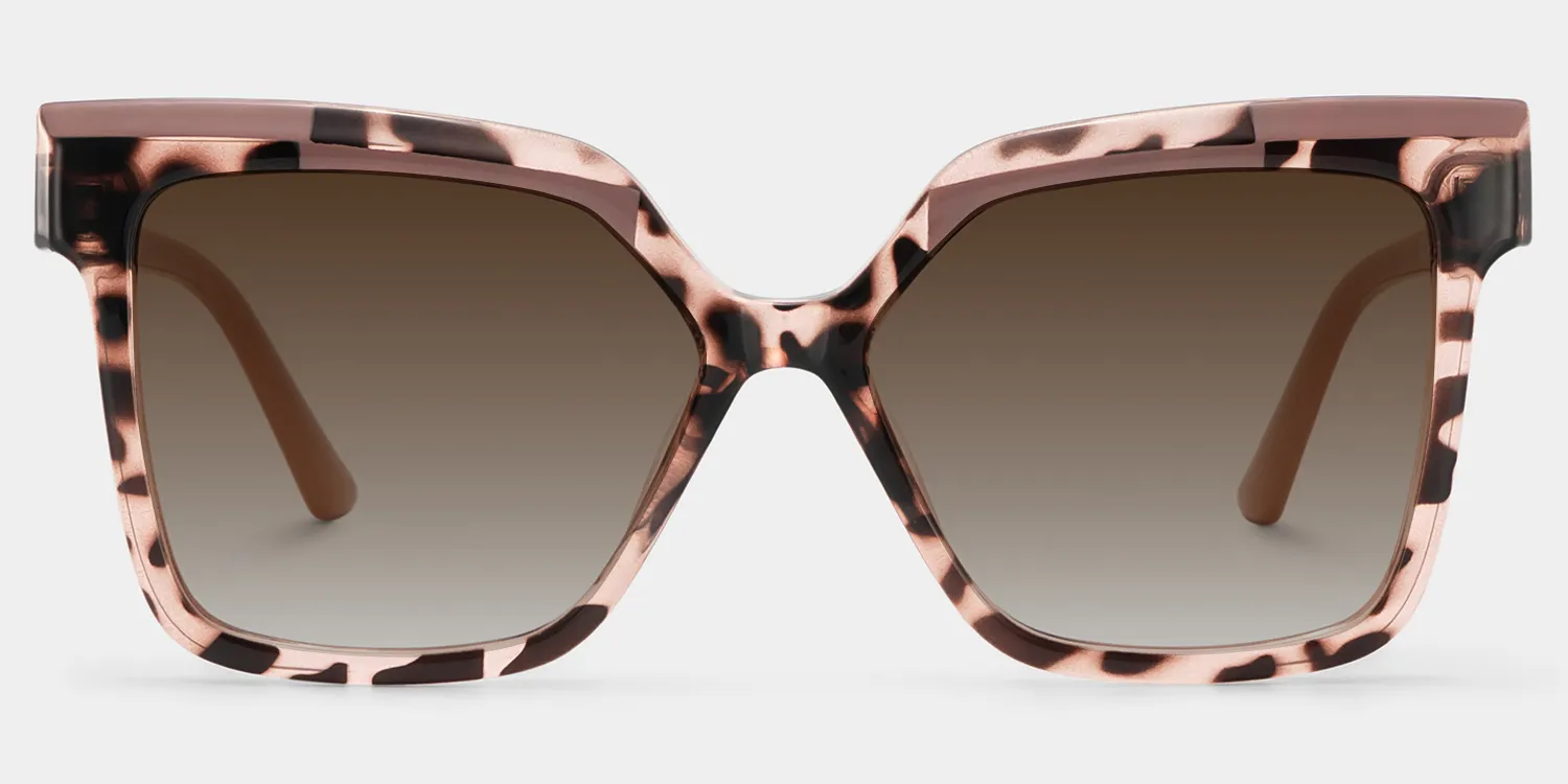 Eboney Carrées  Écaille TR90 Lunettes0