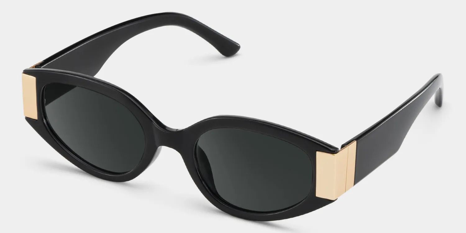 Lunettes de soleil de style Geometric Black | ZEELOOL Découvrir ZEELOOL2