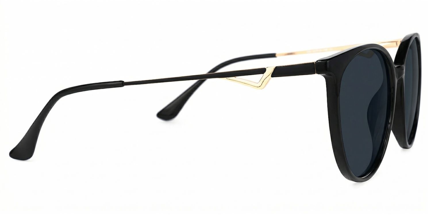 Lunettes Chanty Round Noires | Zeelool2