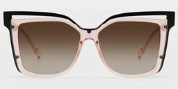 Carrées Beige Lunettes0