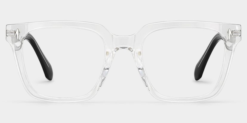 Lunettes rectangulaires transparentes Nick