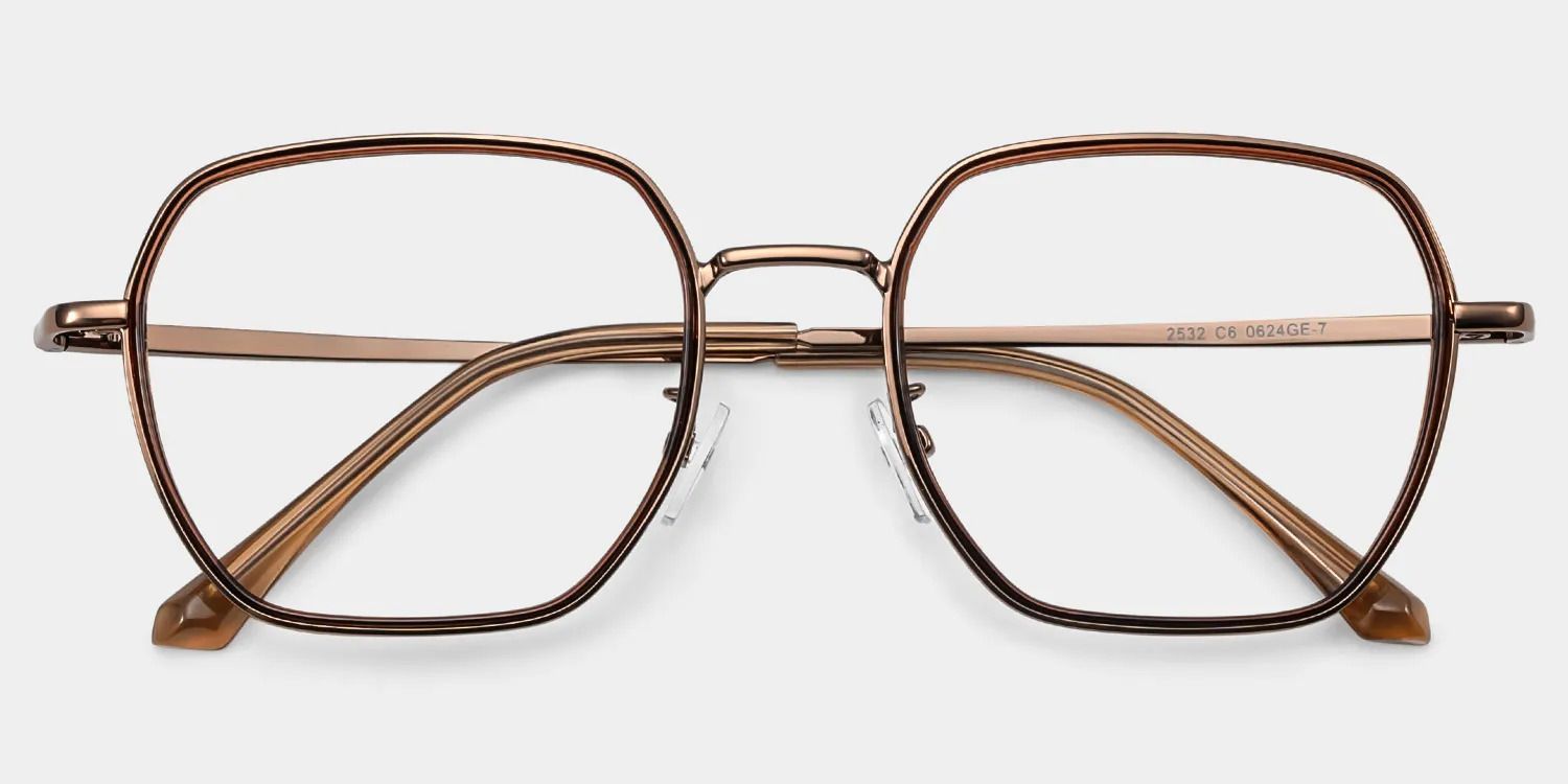 Lunettes géométriques marron Arden1