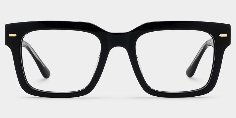 Lunettes rectangulaires noires