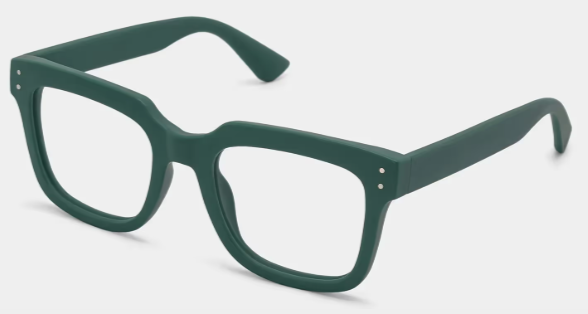 Liizbeett Carrées Vert TR90 Lunettes2