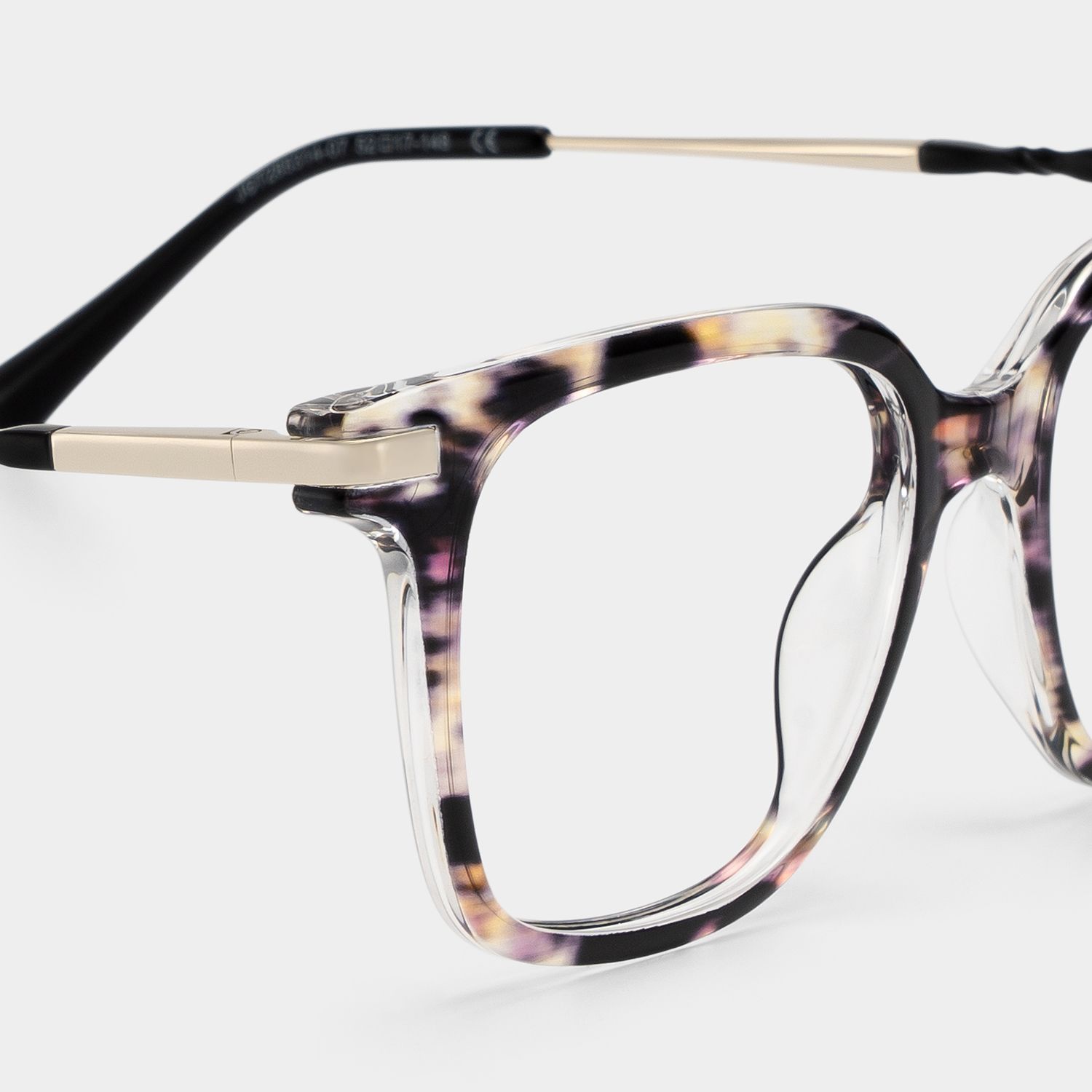 Jacqui Carré Tortue TR90 Lunettes4