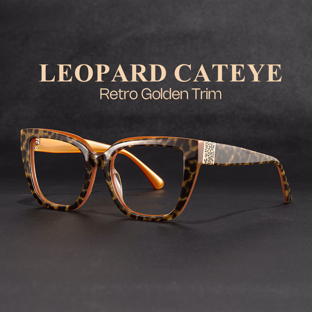 Tamarrah Cateye Léopard Lunettes1