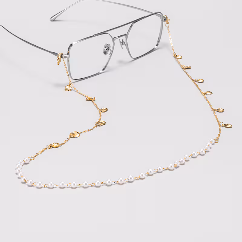 Chaînes Métalliques Antidérapantes à Perles de Mode0