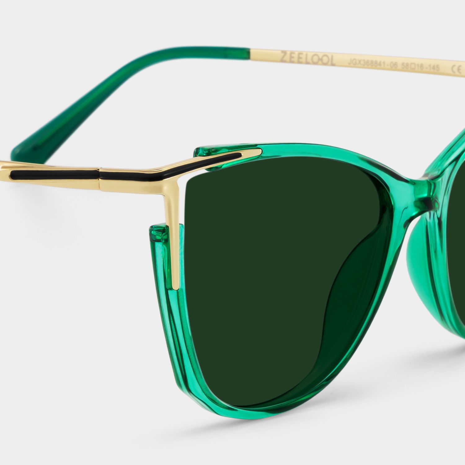 Lunettes de soleil de vue Cat Eye Vert Yomary | ZEELOOL4