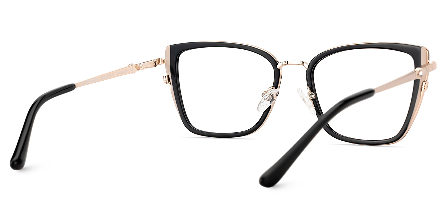 Juniper Rectangulaire Noir Lunettes6