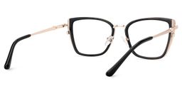 Juniper Noir Rectangulaire lunettes6