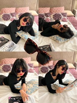 Ebony Tortue Carré lunettes de soleil7