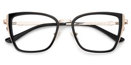 Juniper Noir Rectangulaire lunettes3