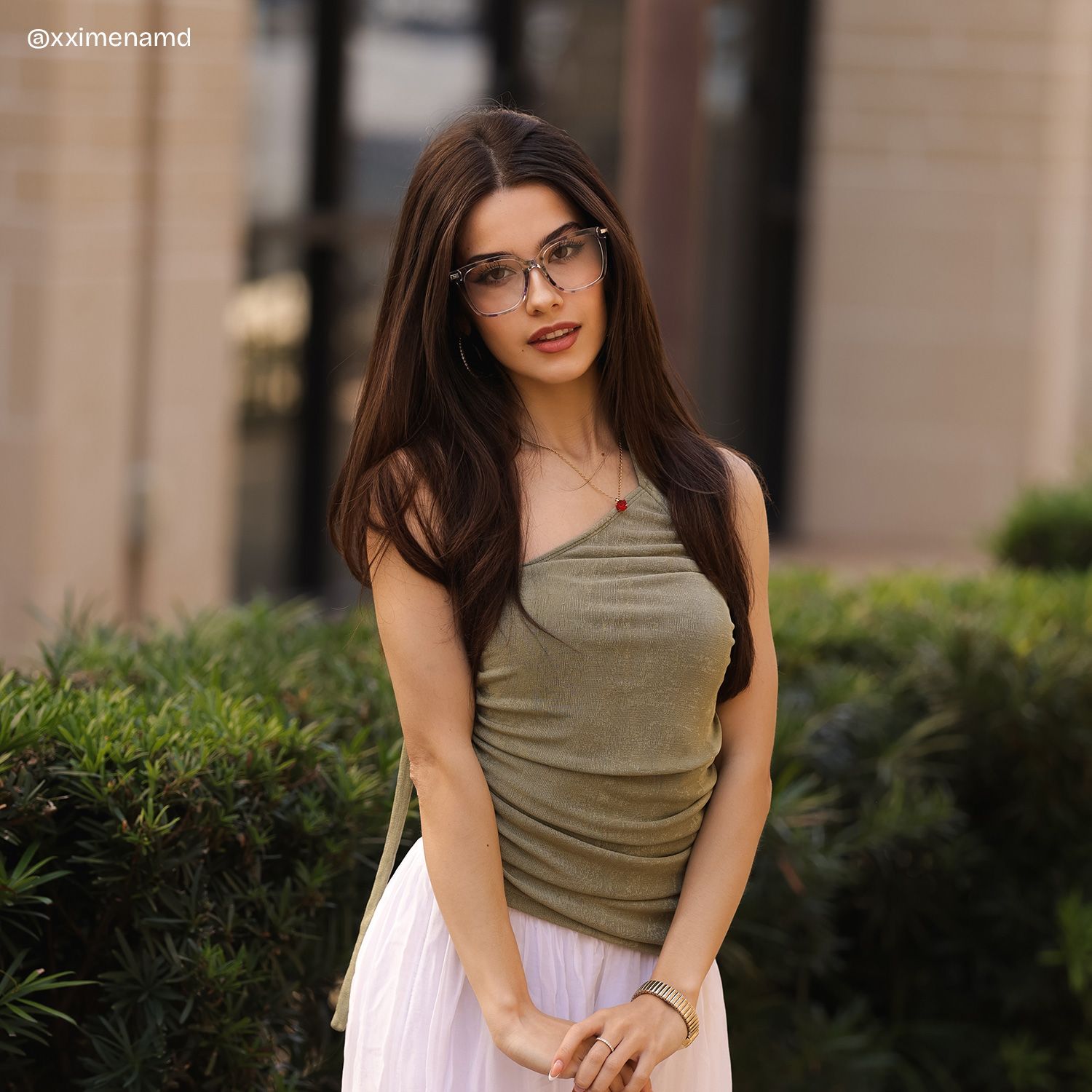 Jacqui Carré Floral TR90 Lunettes5